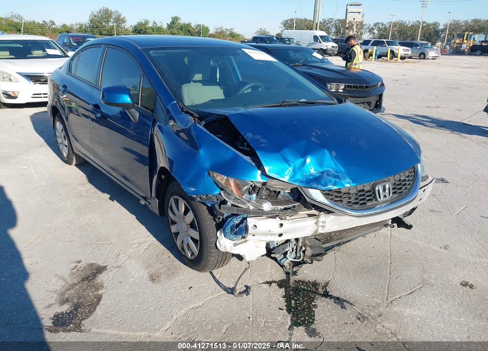 2013 HONDA CIVIC VIN: 2HGFB2F58DH578739