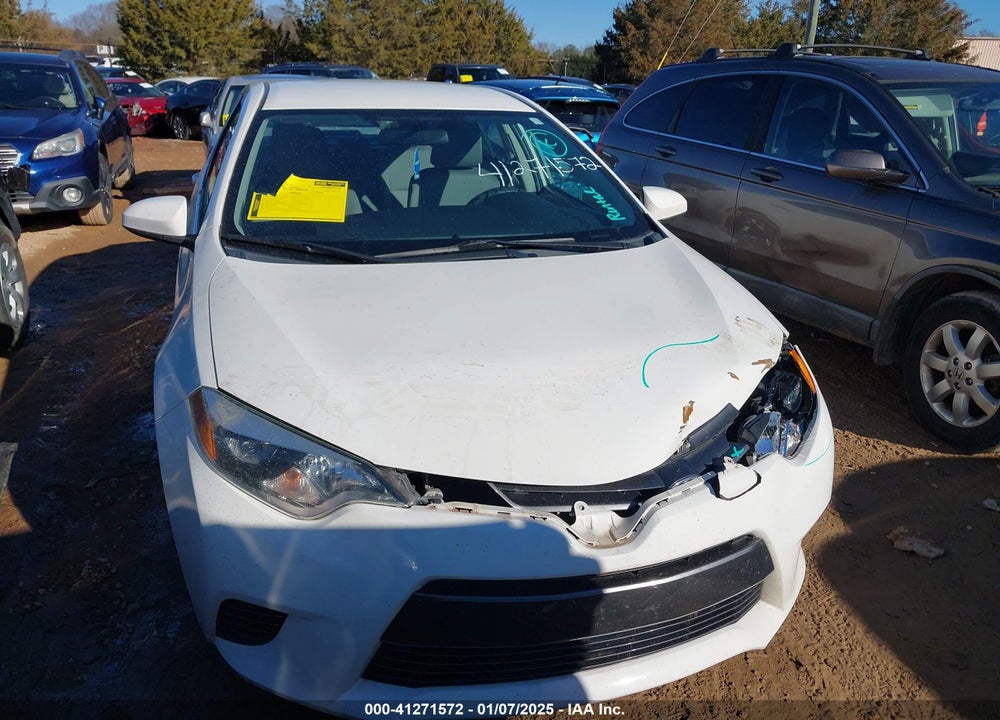 2015 TOYOTA COROLLA LE VIN: 5YFBURHE6FP296027