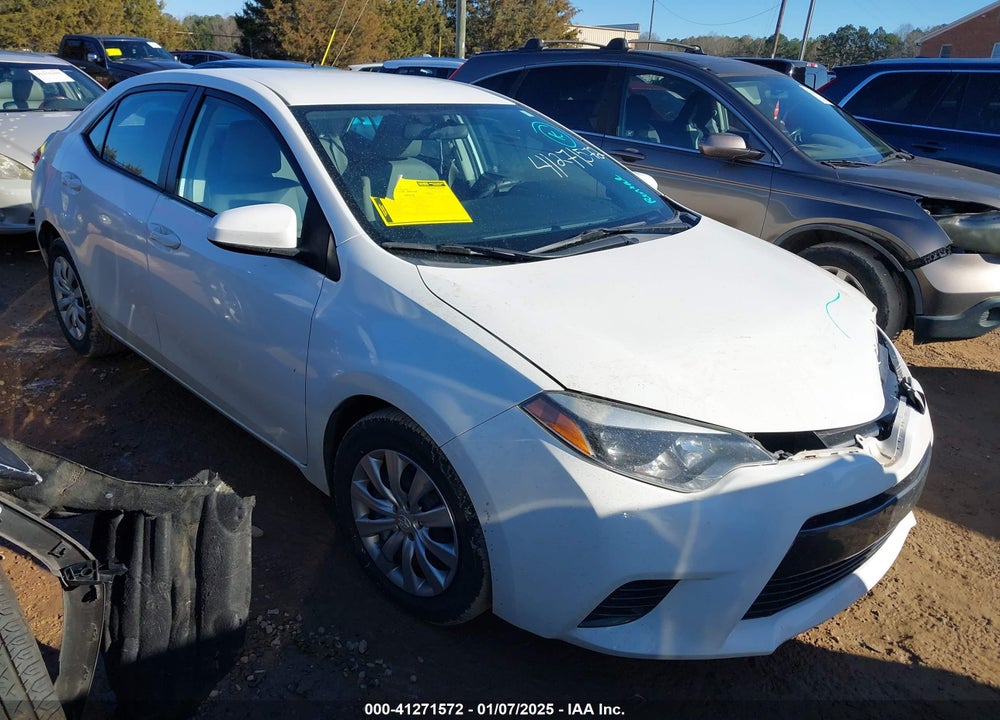 2015 TOYOTA COROLLA LE VIN: 5YFBURHE6FP296027