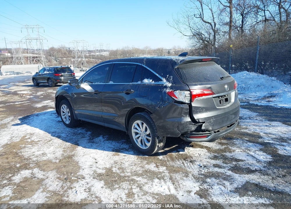 2016 ACURA RDX TECHNOLOGY   WATCH PLUS PACKAGES/TECHNOLOGY PACKAGE VIN: 5J8TB4H56GL027972
