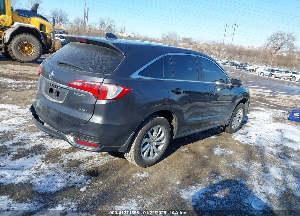 2016 ACURA RDX TECHNOLOGY   WATCH PLUS PACKAGES/TECHNOLOGY PACKAGE VIN: 5J8TB4H56GL027972