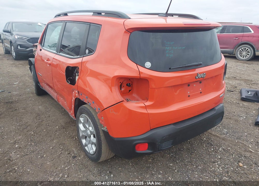 2016 JEEP RENEGADE LATITUDE VIN: ZACCJABT0GPD60316