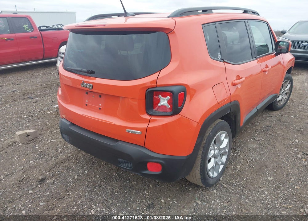 2016 JEEP RENEGADE LATITUDE VIN: ZACCJABT0GPD60316