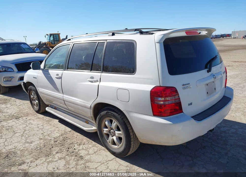 2003 TOYOTA HIGHLANDER LIMITED V6 VIN: JTEGF21AX30083338