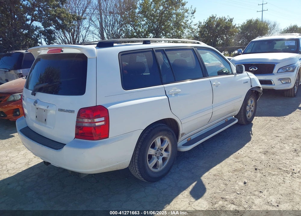 2003 TOYOTA HIGHLANDER LIMITED V6 VIN: JTEGF21AX30083338