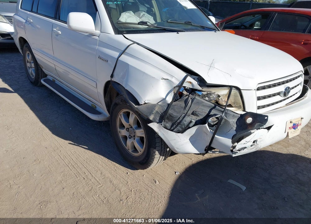 2003 TOYOTA HIGHLANDER LIMITED V6 VIN: JTEGF21AX30083338