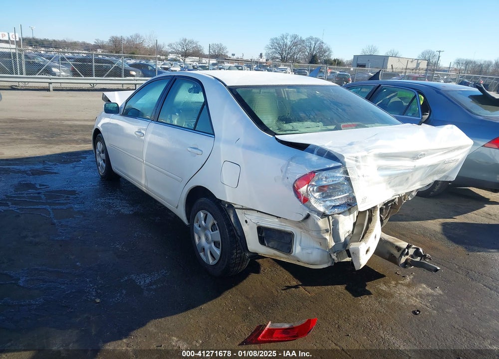 2004 TOYOTA CAMRY LE VIN: 4T1BE32K64U374228