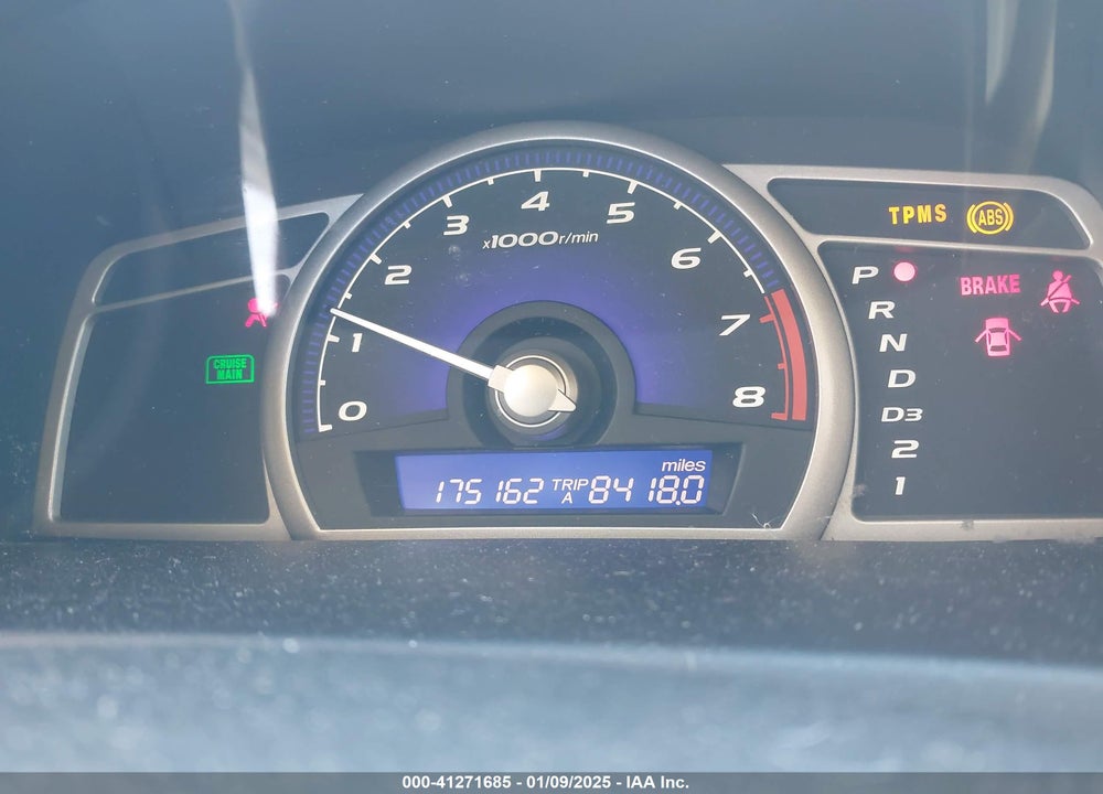 2008 HONDA CIVIC VIN: 1HGFA16838L000323