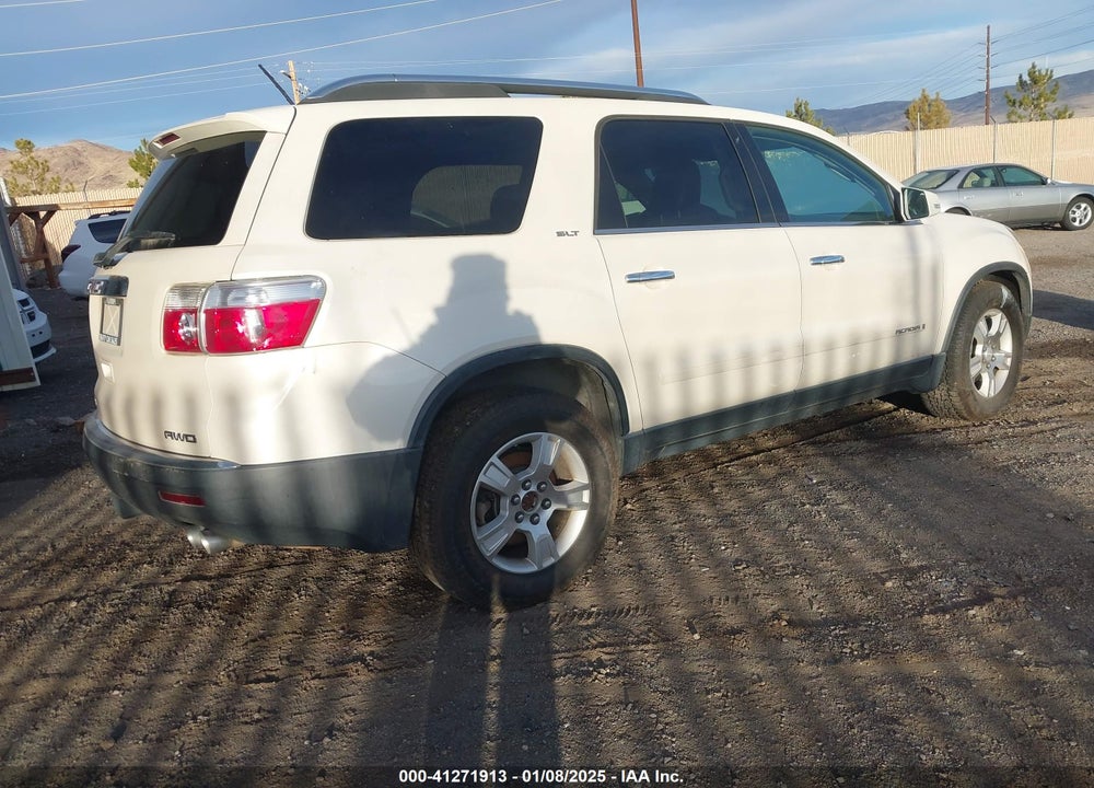 2008 GMC ACADIA SLT-1 VIN: 1GKEV23788J277338