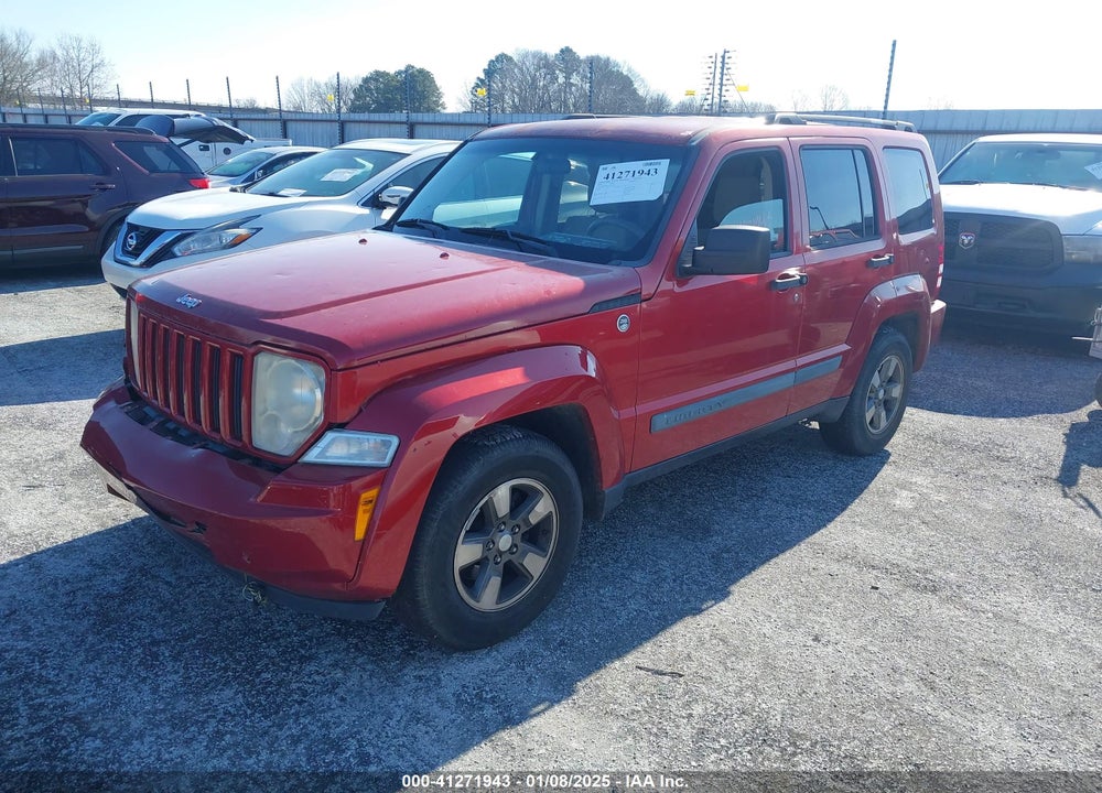 2008 JEEP LIBERTY SPORT VIN: 1J8GN28K78W172769
