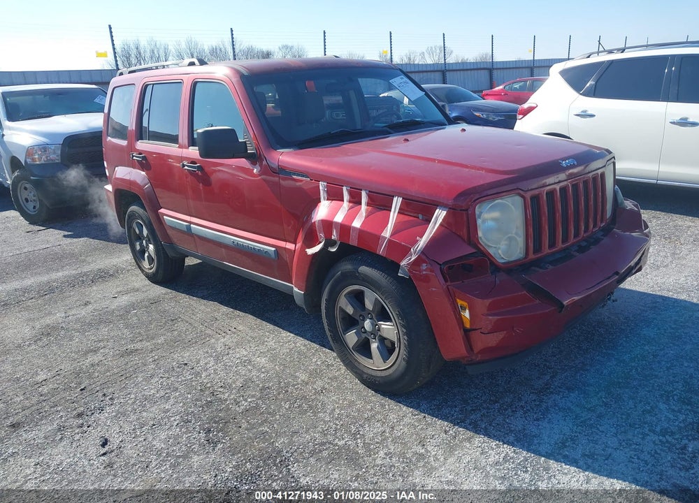 2008 JEEP LIBERTY SPORT VIN: 1J8GN28K78W172769