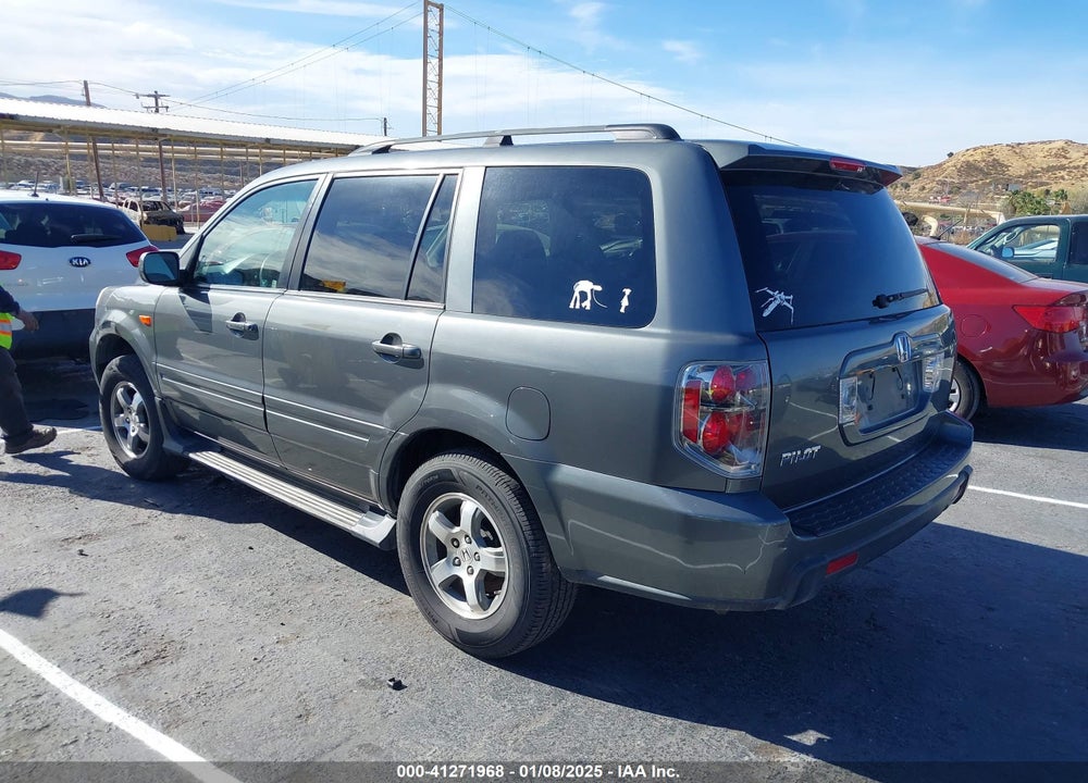 2007 HONDA PILOT EX VIN: 5FNYF28497B024734