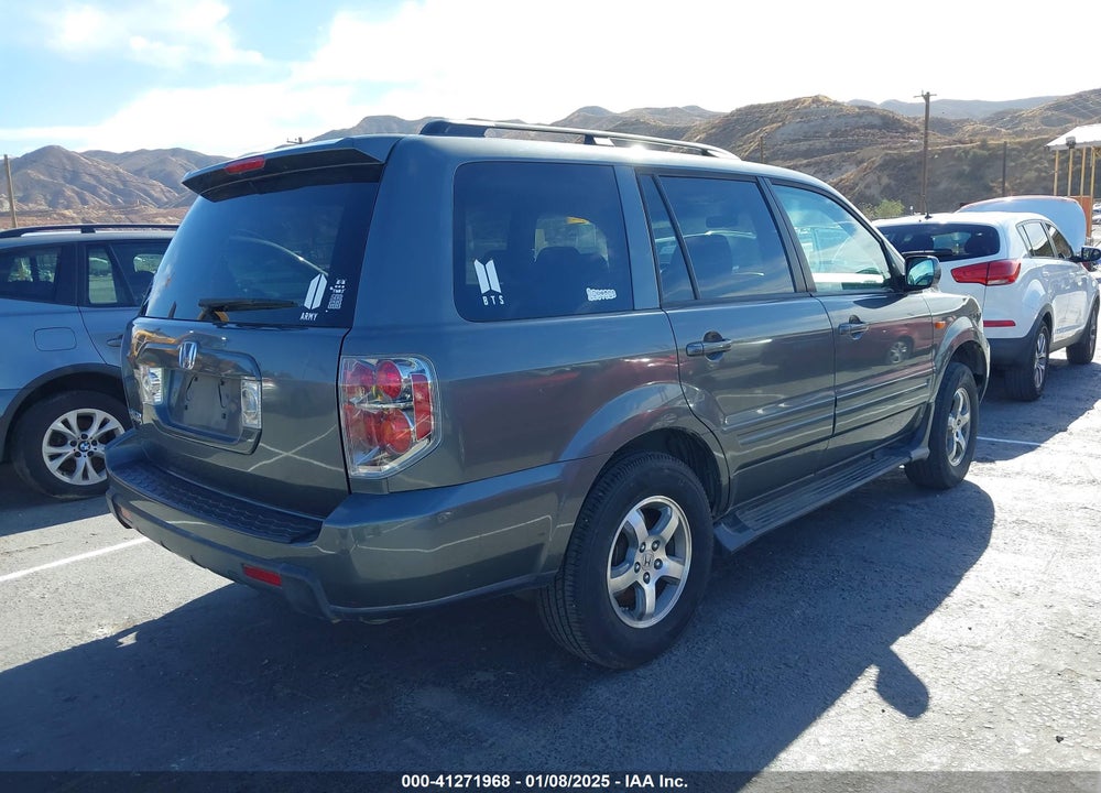 2007 HONDA PILOT EX VIN: 5FNYF28497B024734