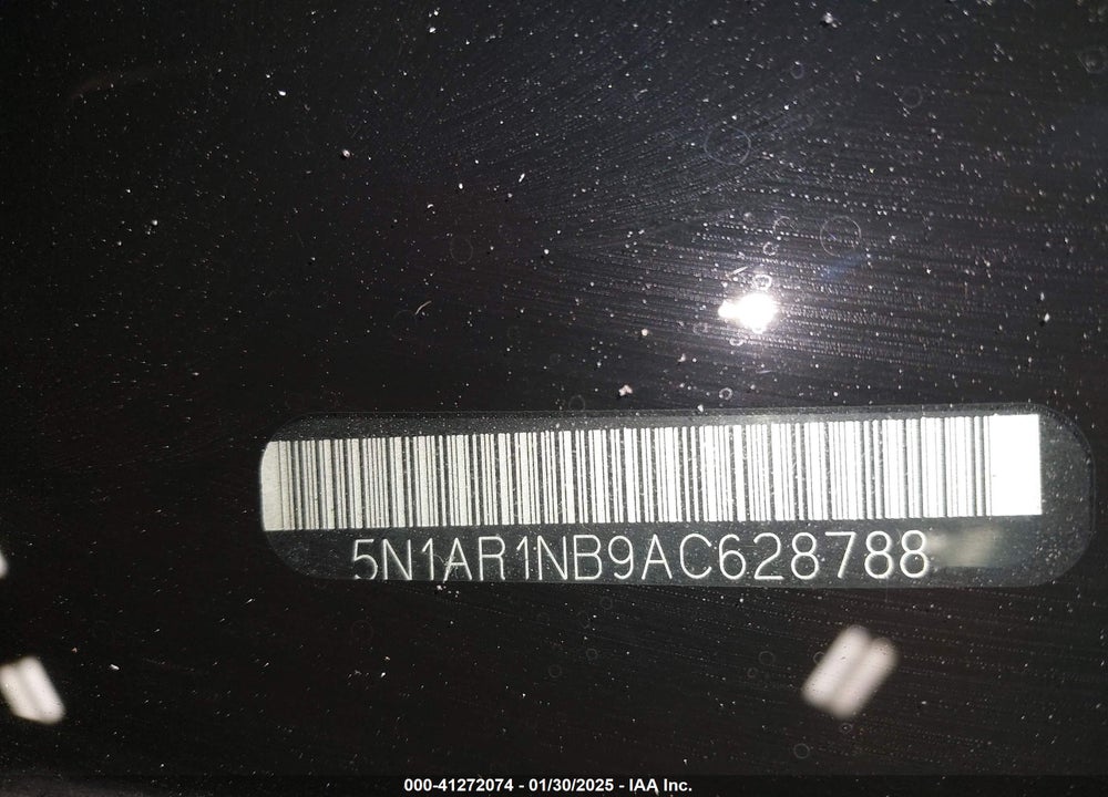 2010 NISSAN PATHFINDER SE VIN: 5N1AR1NB9AC628788