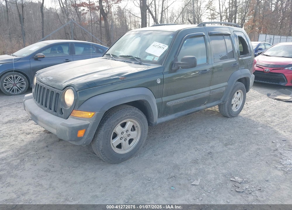 2007 JEEP LIBERTY SPORT VIN: 1J4GL48K57W699498