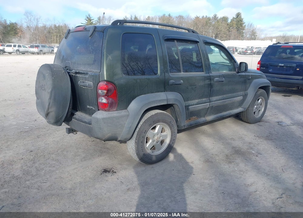 2007 JEEP LIBERTY SPORT VIN: 1J4GL48K57W699498