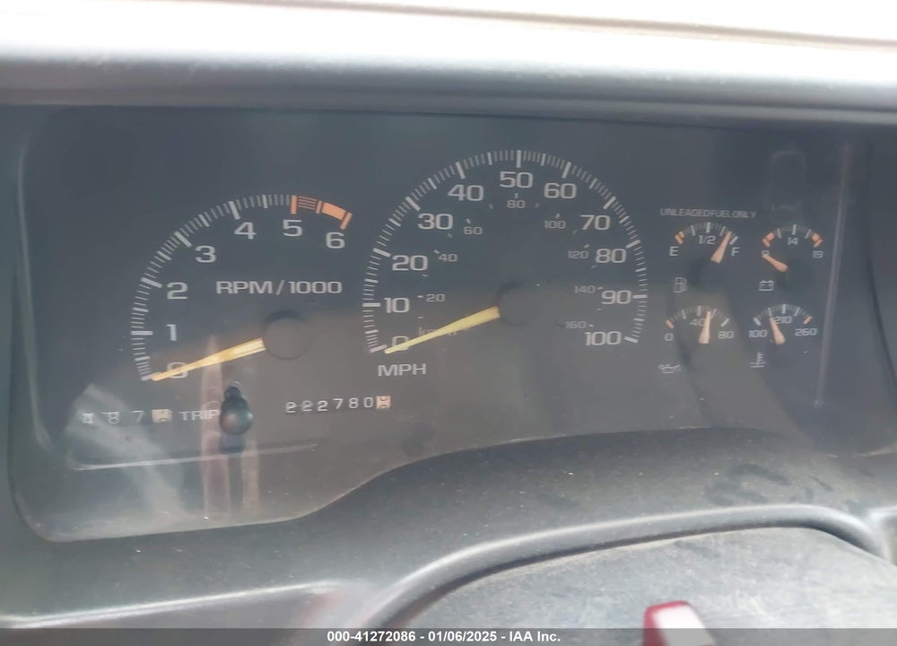1997 CHEVROLET C1500 FLEETSIDE VIN: 1GCEC19MXVE239610