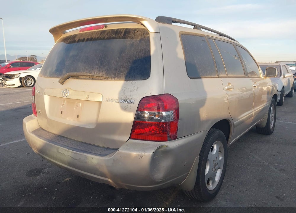 2004 TOYOTA HIGHLANDER LIMITED V6 VIN: JTEDP21A840035533