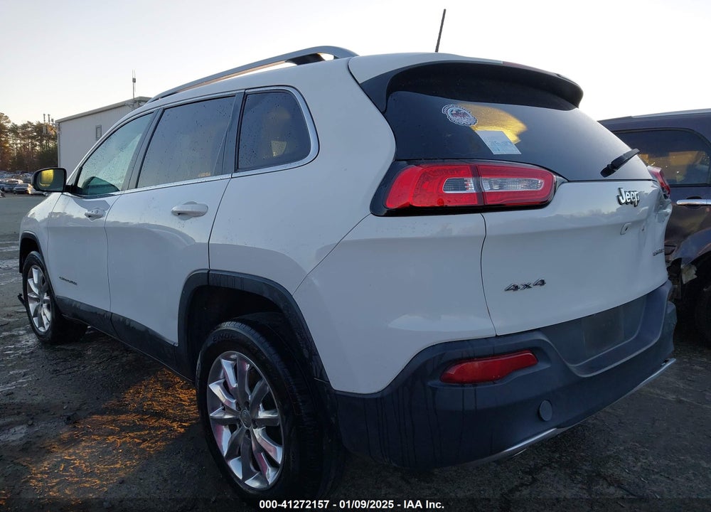 2016 JEEP CHEROKEE LIMITED VIN: 1C4PJMDB1GW255763