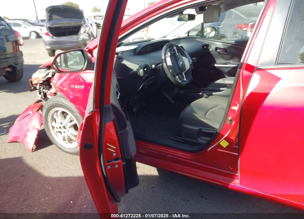 2017 TOYOTA PRIUS ONE VIN: JTDKBRFUXH3563584