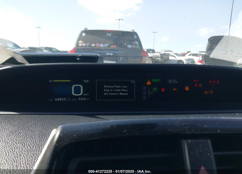 2017 TOYOTA PRIUS ONE VIN: JTDKBRFUXH3563584