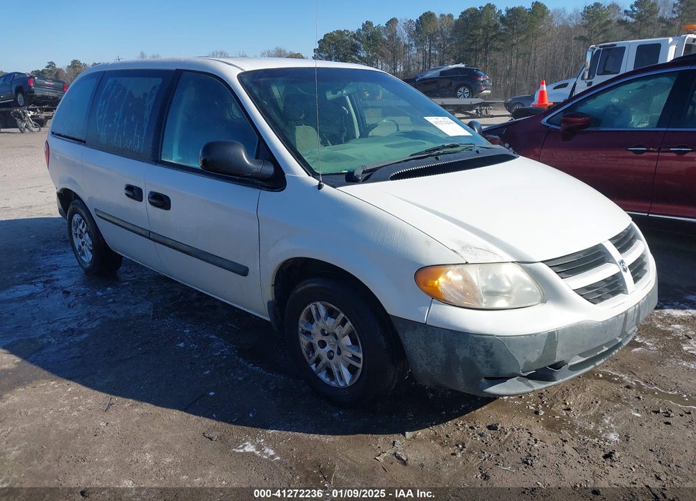 2007 DODGE CARAVAN SE VIN: 1D4GP25E37B239487