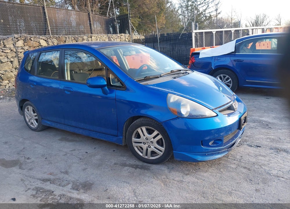 2007 HONDA FIT SPORT VIN: JHMGD38627S060324