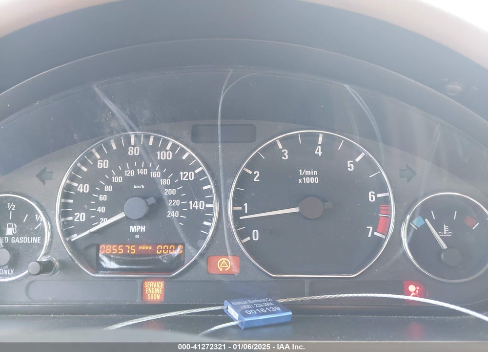 2000 BMW Z3 2.3 VIN: WBACH9346YLM91576