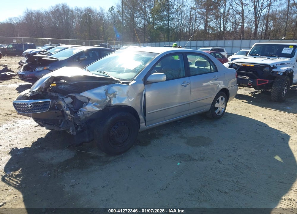 2005 TOYOTA COROLLA LE VIN: 2T1BR32E05C405071