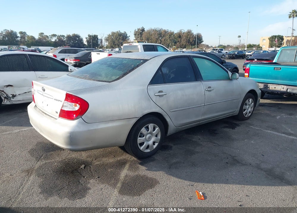 2004 TOYOTA CAMRY LE VIN: 4T1BE32K44U867728