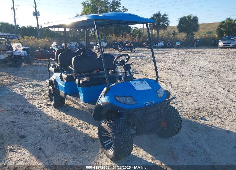 2022 GOLF CART ICON 60L VIN: 7R46L4CA9NT004534