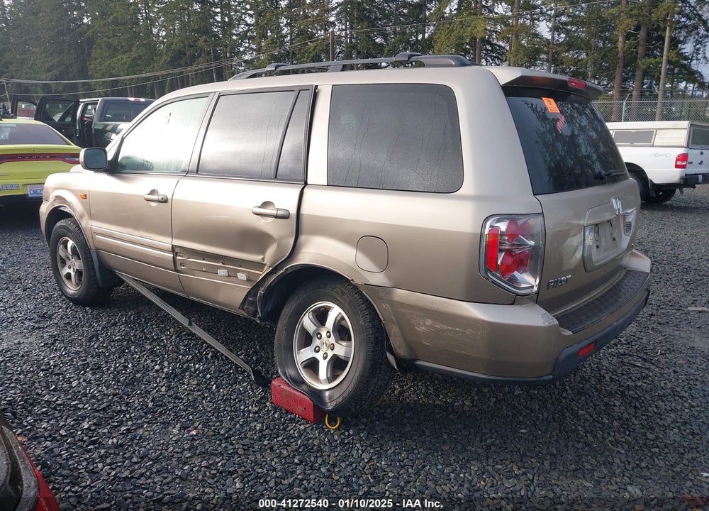 2006 HONDA PILOT EX-L VIN: 2HKYF18586H534396