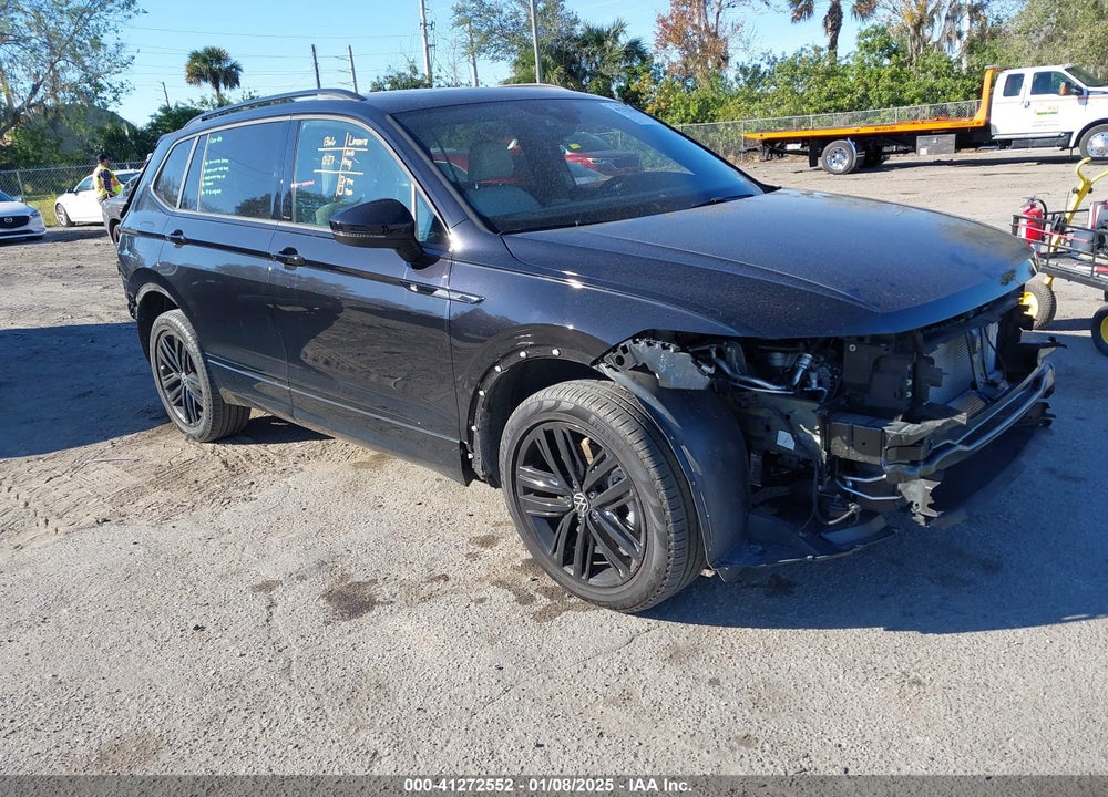2022 VOLKSWAGEN TIGUAN 2.0T SE R-LINE BLACK VIN: 3VVCB7AX9NM162825