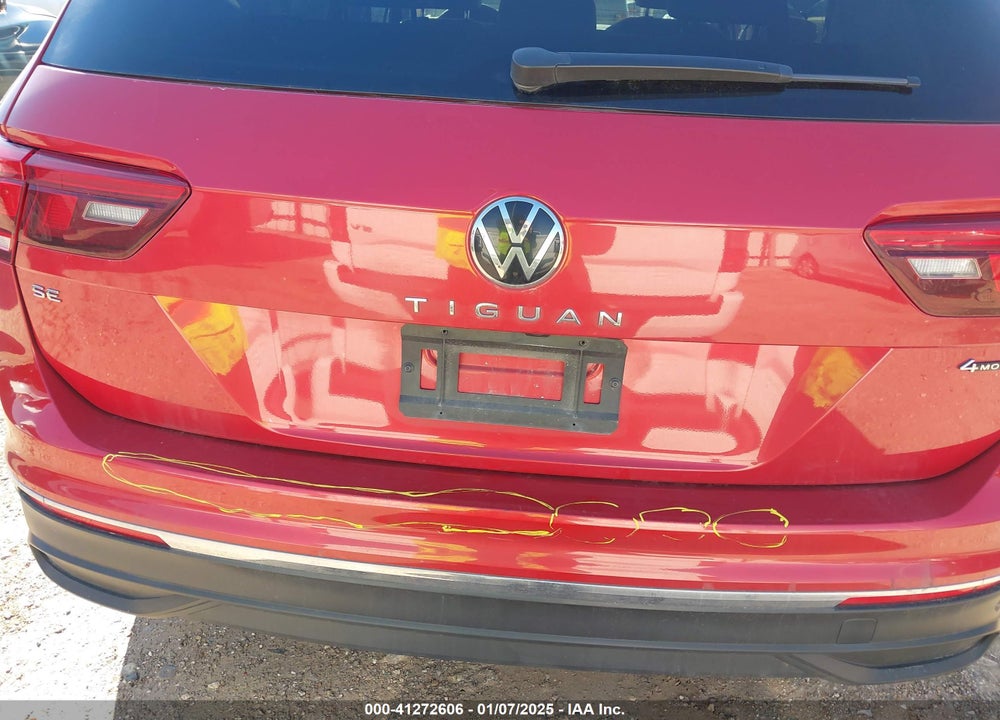 2022 VOLKSWAGEN TIGUAN 2.0T SE VIN: 3VV2B7AX2NM168798
