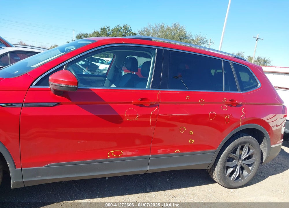 2022 VOLKSWAGEN TIGUAN 2.0T SE VIN: 3VV2B7AX2NM168798