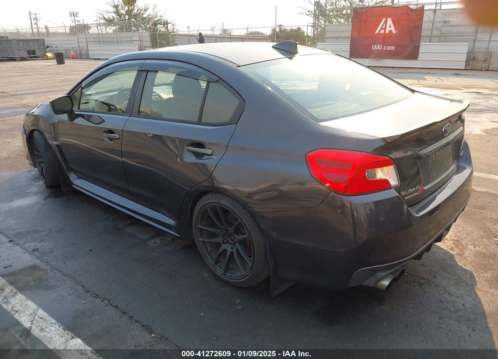 2015 SUBARU WRX PREMIUM VIN: JF1VA1F68F9803640