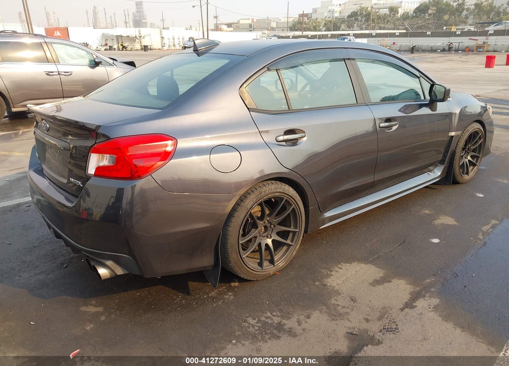 2015 SUBARU WRX PREMIUM VIN: JF1VA1F68F9803640