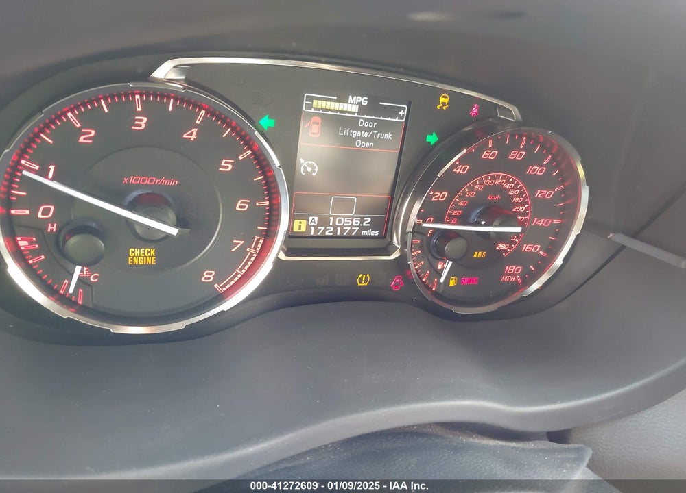 2015 SUBARU WRX PREMIUM VIN: JF1VA1F68F9803640