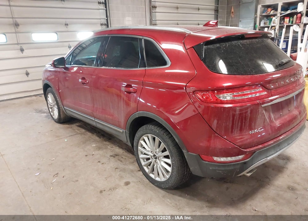 2019 LINCOLN MKC STANDARD VIN: 5LMCJ1D9XKUL50054