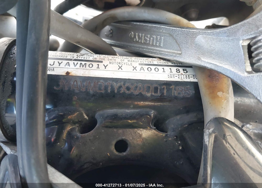 1999 YAMAHA XVS65 A VIN: JYAVM01YXXA001185