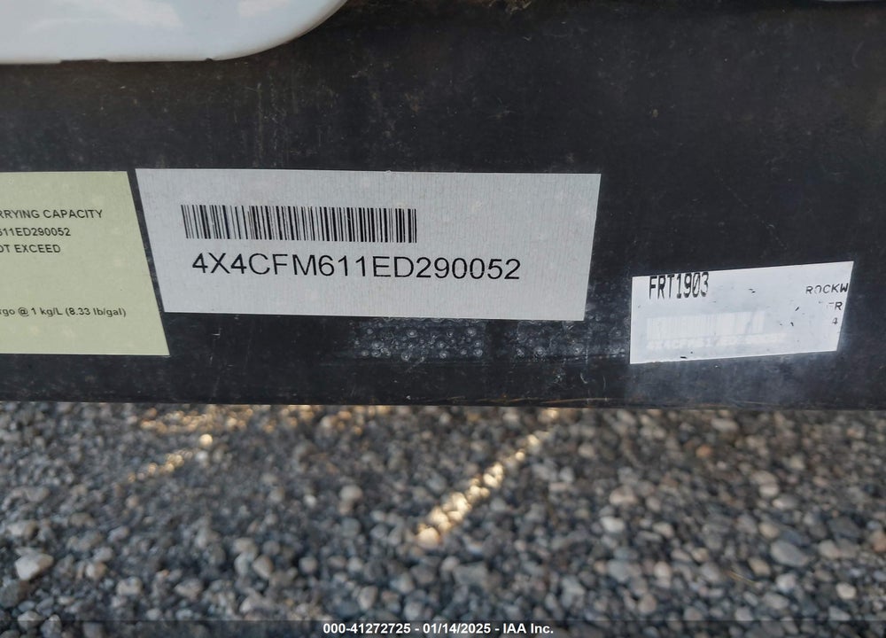 2014 FORR ROCKWOOD VIN: 4X4CFM611ED290052