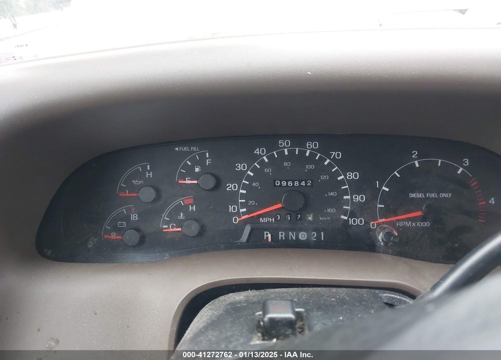 1999 FORD F 350 VIN: 1FTSW31F4XEC57817