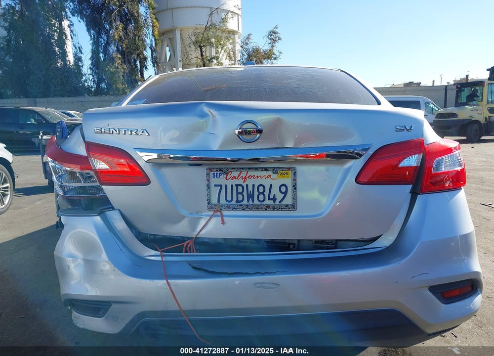 2016 NISSAN SENTRA SV VIN: 3N1AB7AP5GY320761