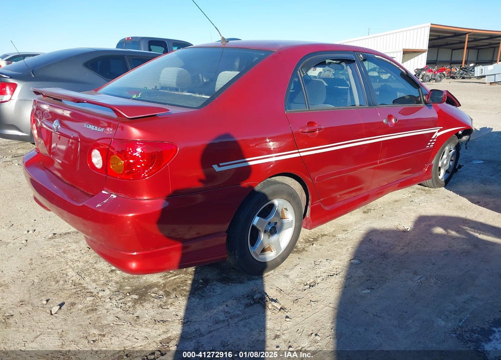 2004 TOYOTA COROLLA S VIN: 1NXBR32E34Z214872