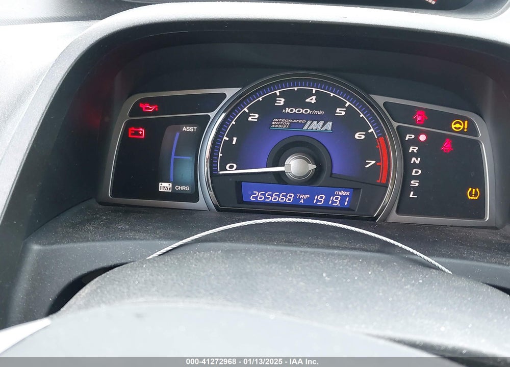 2009 HONDA CIVIC HYBRID VIN: JHMFA36259S013988