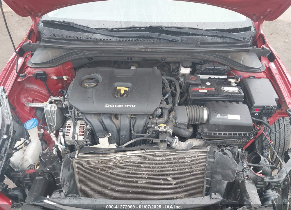 2017 HYUNDAI ELANTRA SE VIN: KMHD74LF0HU421799