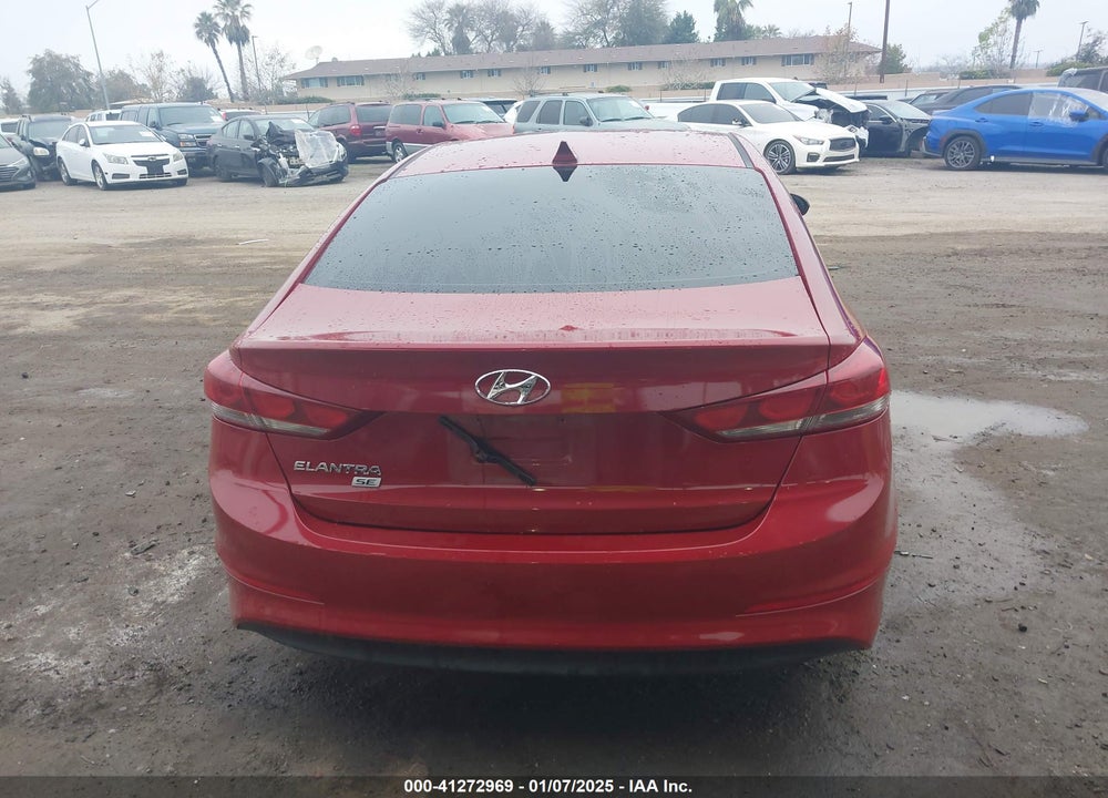 2017 HYUNDAI ELANTRA SE VIN: KMHD74LF0HU421799