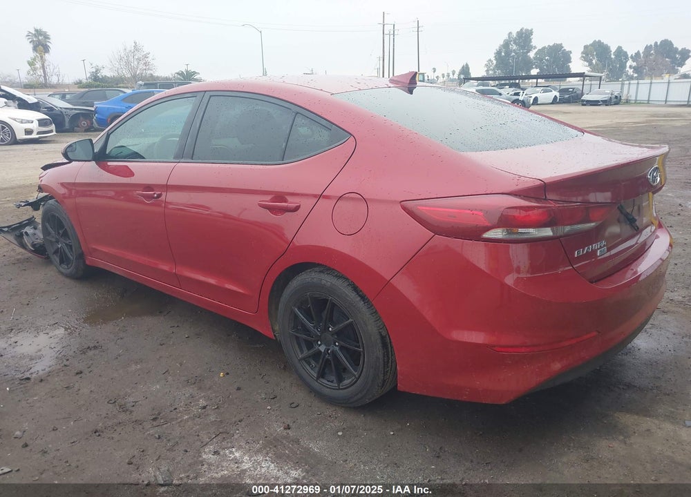 2017 HYUNDAI ELANTRA SE VIN: KMHD74LF0HU421799