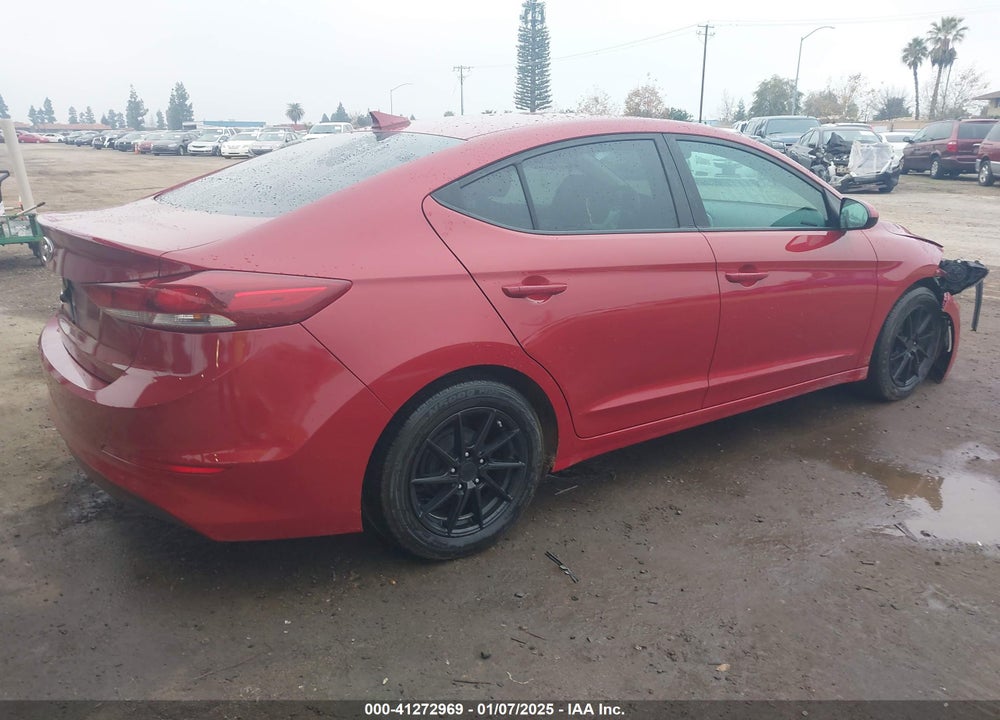 2017 HYUNDAI ELANTRA SE VIN: KMHD74LF0HU421799