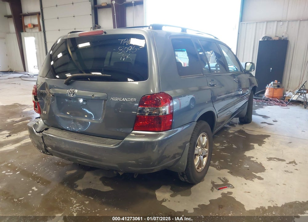 2004 TOYOTA HIGHLANDER V6 VIN: JTEDP21A640038012